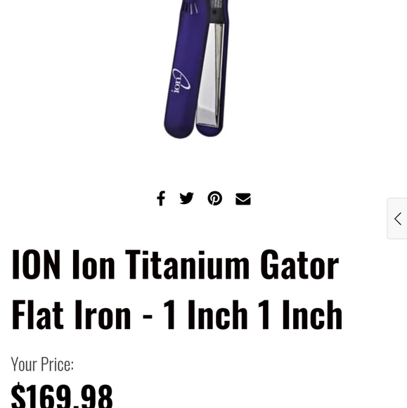 Ion curling iron and flat Iron - Picture 1 of 5